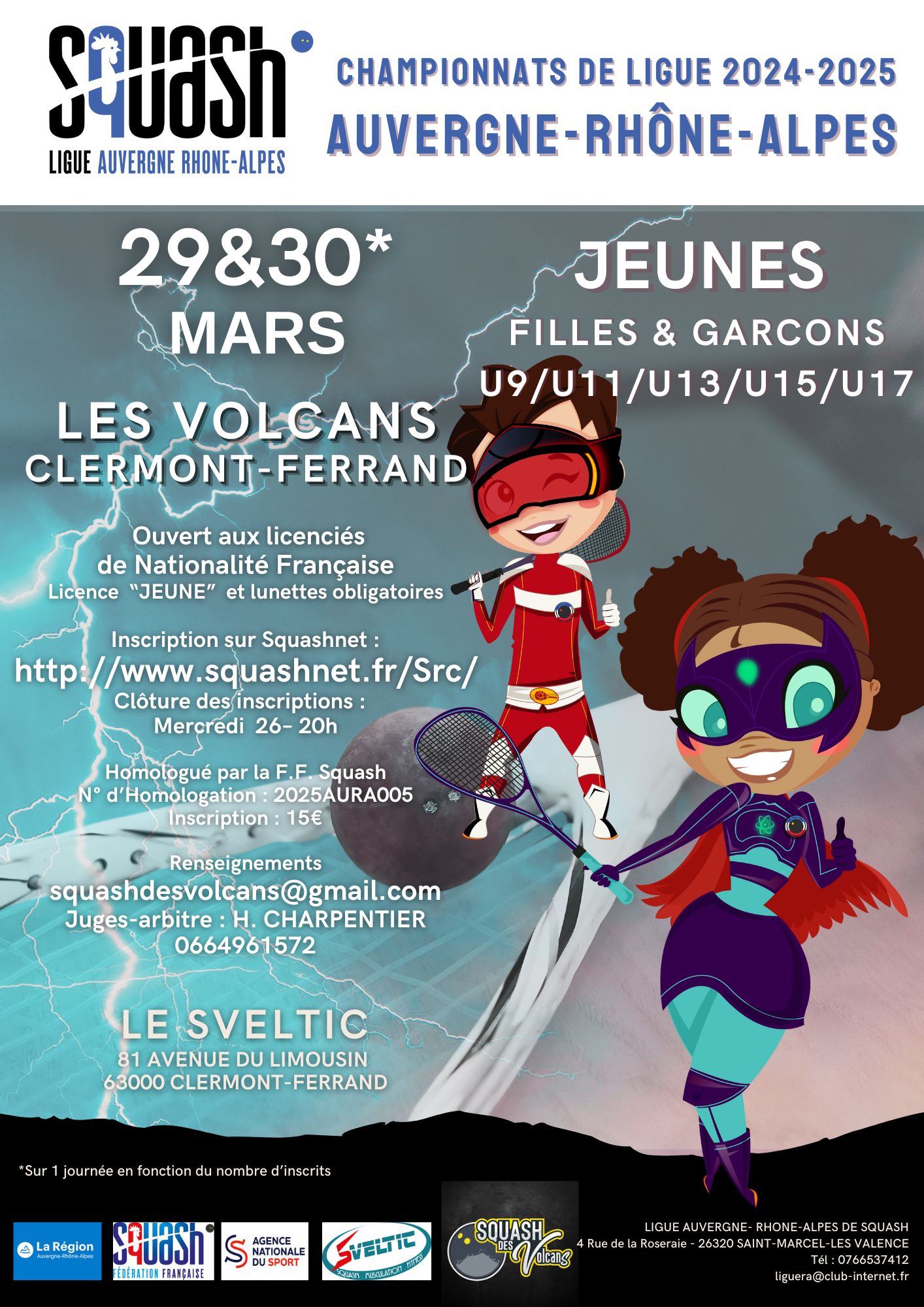 Tournois en Auvergne-Rhône-Alpes :